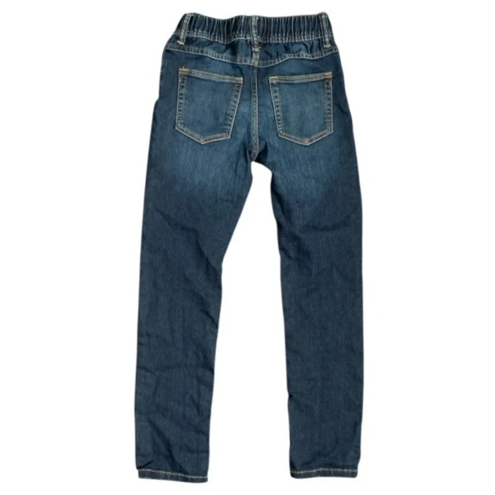 Gap Jeans Kids L Stretch Slim Blue Pull On Elastic Waist EUC